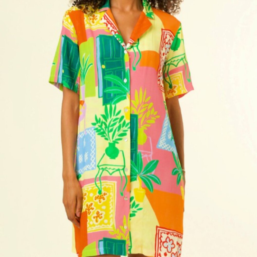 "Lorainne" Vacation Print Dress